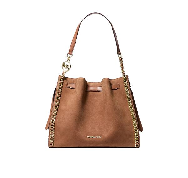 Michael Kors Women's Mina Large Chain Shoulder Bag Luggage