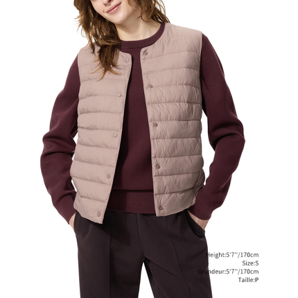 Uniqlo Women's Pufftech Compact Vest 11 Pink