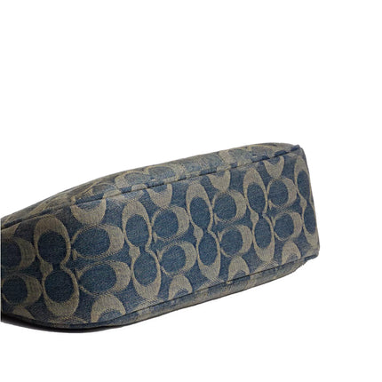Coach Women's Teri Shoulder Bag In Signature Regenerative Cotton Denim Gold/Denim