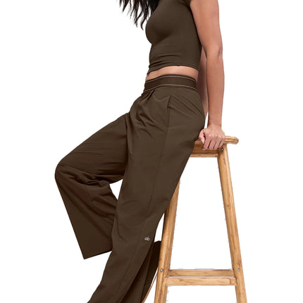 alo Women's Suit Up Trouser (Regular) Espresso