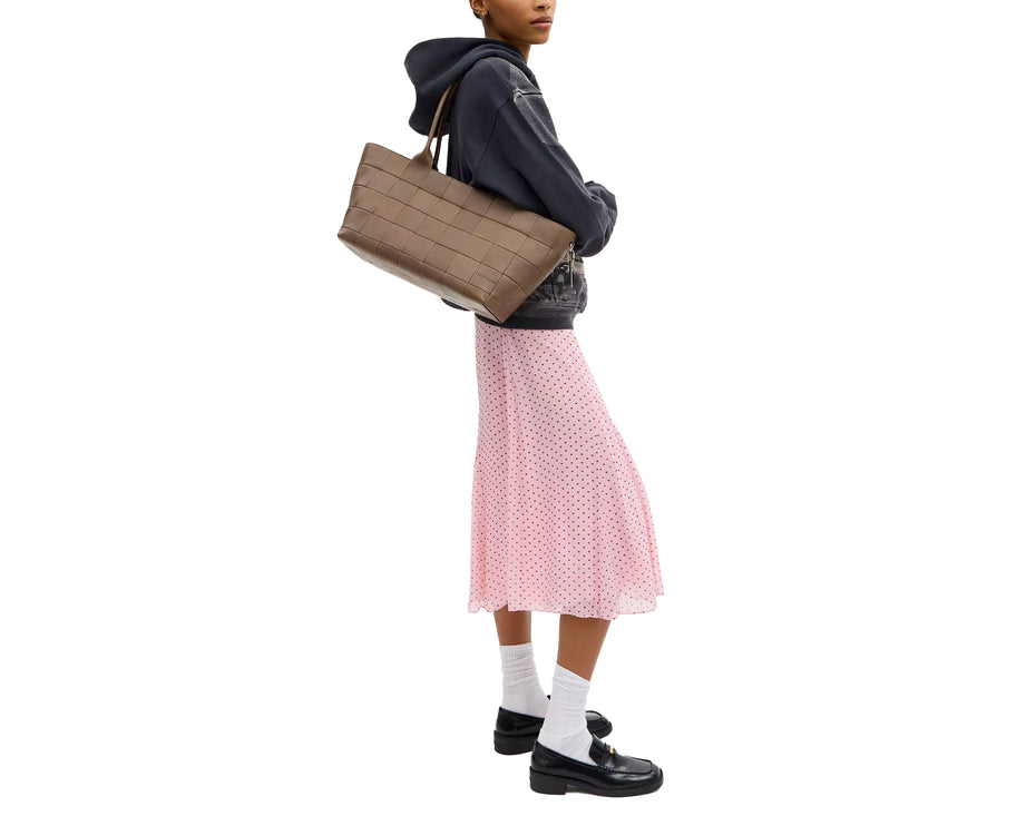 Coach Women's Alter/Ego Large Tote Bag In Upcrafted Leather Dark Stone