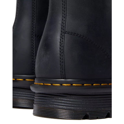 Dr. Martens Unisex Zebzag Laceless Slip On Leather Boots Black