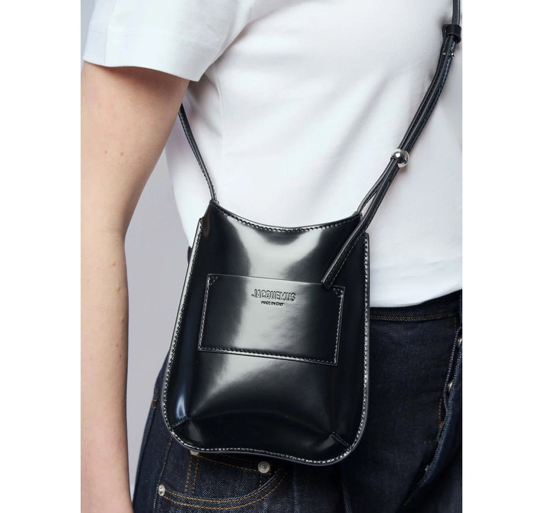 Jacquemus Women's The Bisou Phone Pouch Black