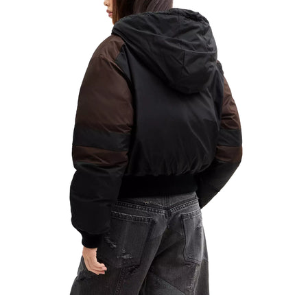 COACH Women's Puffer Hoodie Black