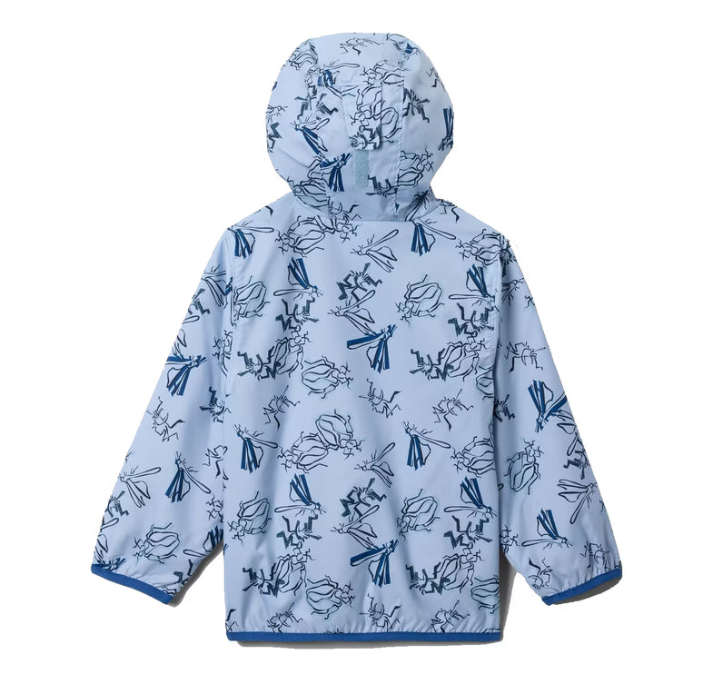 Columbia Toddler Mini Pixel Grabber III Wind Jacket Ripple Blue Buggin