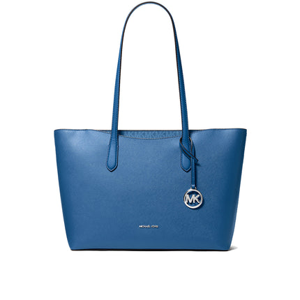 Michael Kors Women's Arden Large Top-Zip Tote Bag Galaxy Blue