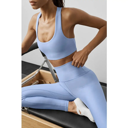 alo Women's 7/8 High-Waist Airlift Legging Light Provence Blue