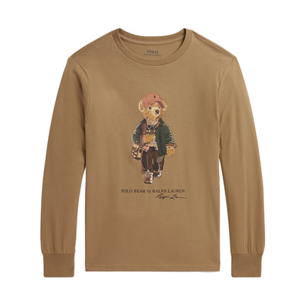 Polo Ralph Lauren Boy's Polo Bear Cotton Jersey Tee Camel
