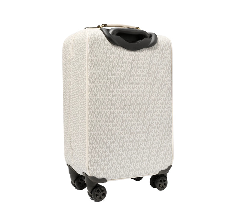Michael Kors Small Signature Logo Suitcase Light Cream Multi