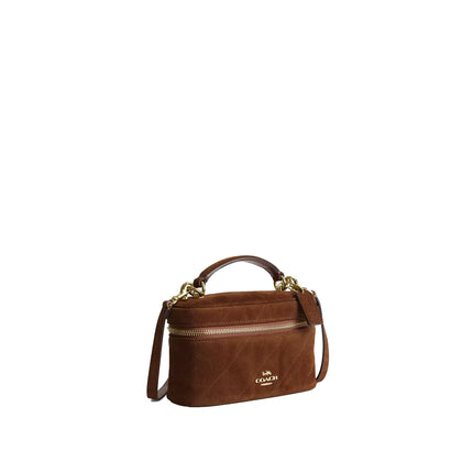 Coach Women's Rainer Crossbody Bag 18 With Quilting Gold/Warm Brown
