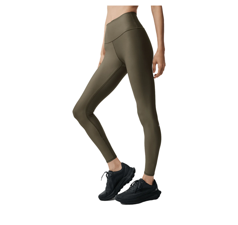 alo Women's 7/8 High-Waist Airlift Legging Olive Tree