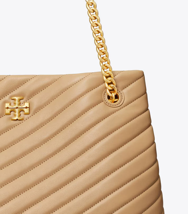 Tory Burch Women's Kira Chevron Tote Desert Dune