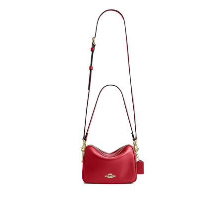 Coach Women's Carey Crossbody Bag Gold/Poppy