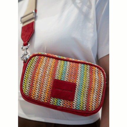 Marc Jacobs Women's Flash Woven Crossbody Bag Multi