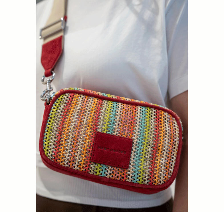 Marc Jacobs Women's Flash Woven Crossbody Bag Multi