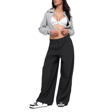 alo Women's High-Waist Dreamscape Trouser (Long) Black