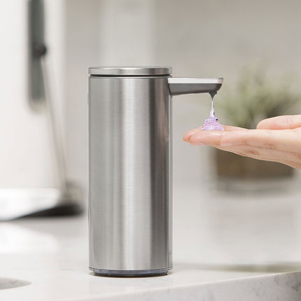 simplehuman Şarj Edilebilir Sensörlü Paslanmaz Çelik Sıvı Sabunluk 266 ml