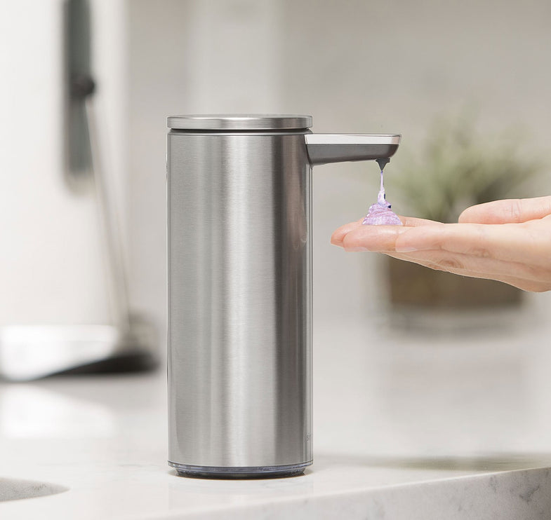 simplehuman Şarj Edilebilir Sensörlü Paslanmaz Çelik Sıvı Sabunluk 266 ml