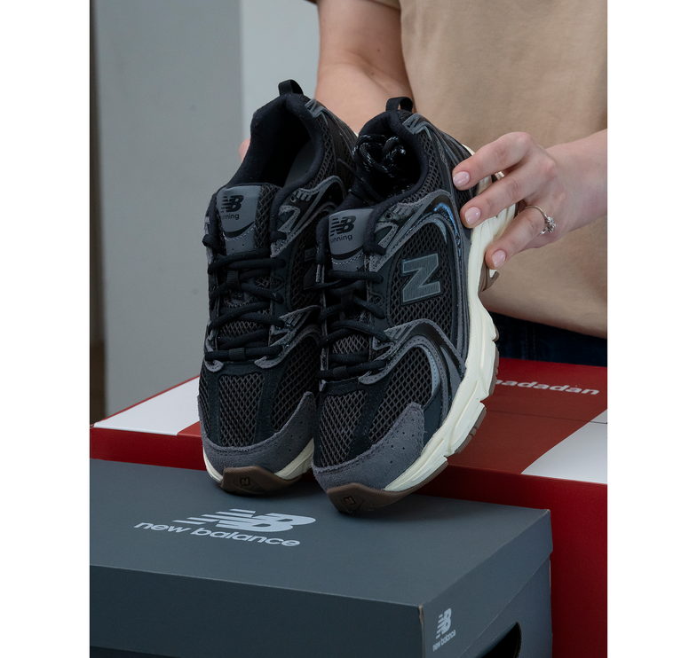 New Balance 530 Black with Castlerock U5309TN