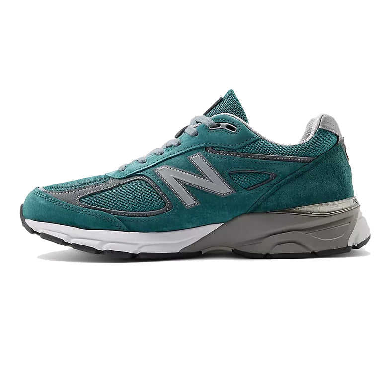 New Balance Made in USA 990v4 Vintage Teal with Grey and White U990OV4