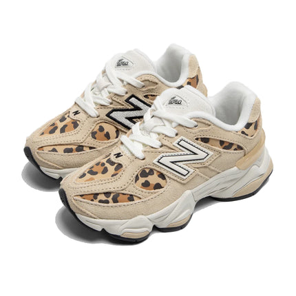 New Balance Little Kid's 9060 Sandstone/Leopard P906064R