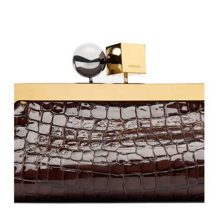 Jacquemus Women's The Salon Clutch Brown
