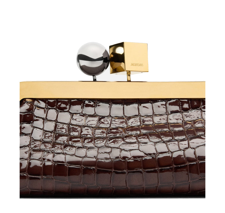 Jacquemus Women's The Salon Clutch Brown