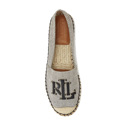 Polo Ralph Lauren Women's Cameryn III Canvas & Leather Espadrille Natural/Black