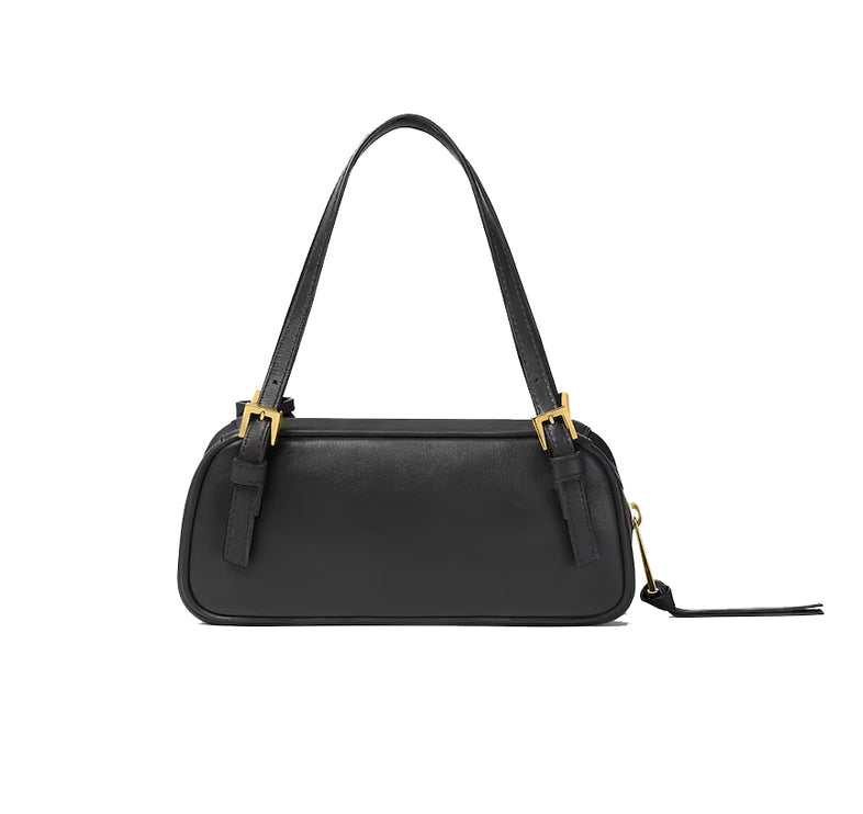 Versace Women's Versace Tag Nappa Bowling Mini Bag Black
