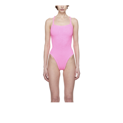 HUNZA G Women's Bette Swim Bubblegum
