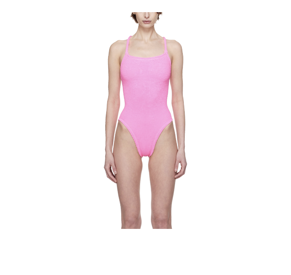 HUNZA G Women's Bette Swim Bubblegum