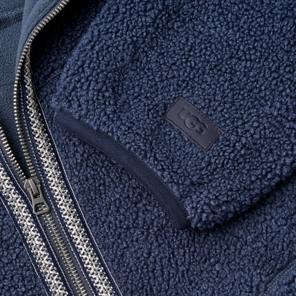 UGG Men's UGGbraid Full-Zip Jacket Eve Blue