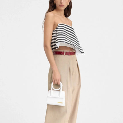 Jacquemus Women's The Knot Chiquito Bag White