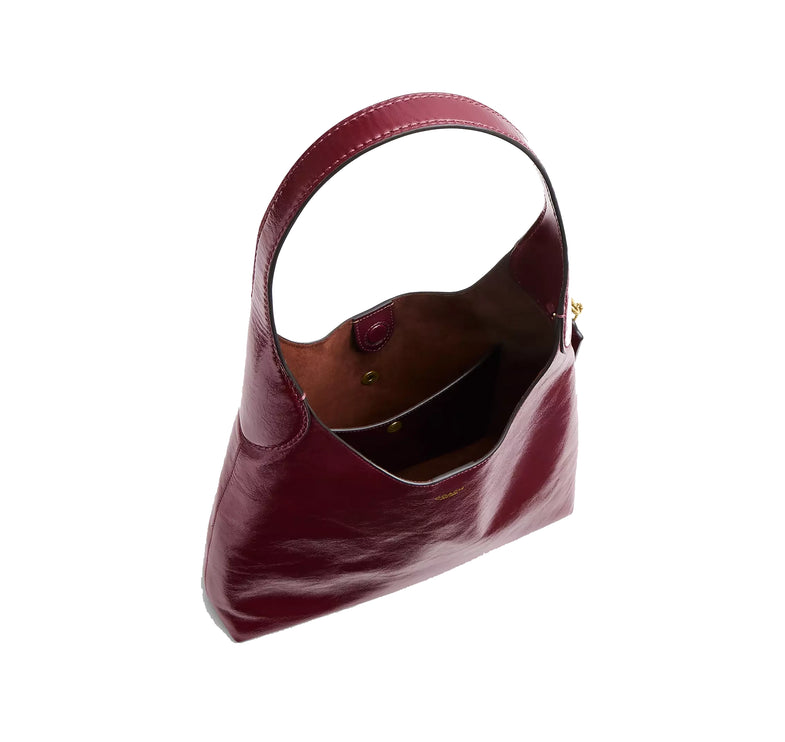 Coach Women's Brooklyn Shoulder Bag 28 Brass/Dark Cherry