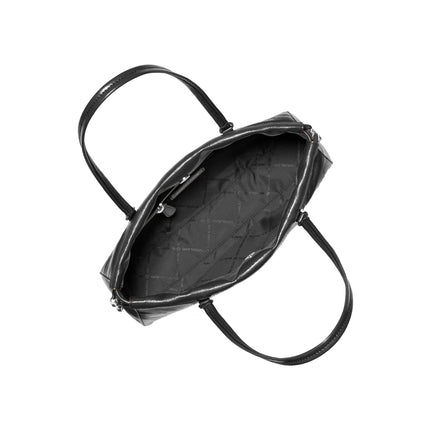 Michael Kors Women's Matilda Small Cinched Shoulder Bag Silver/Black