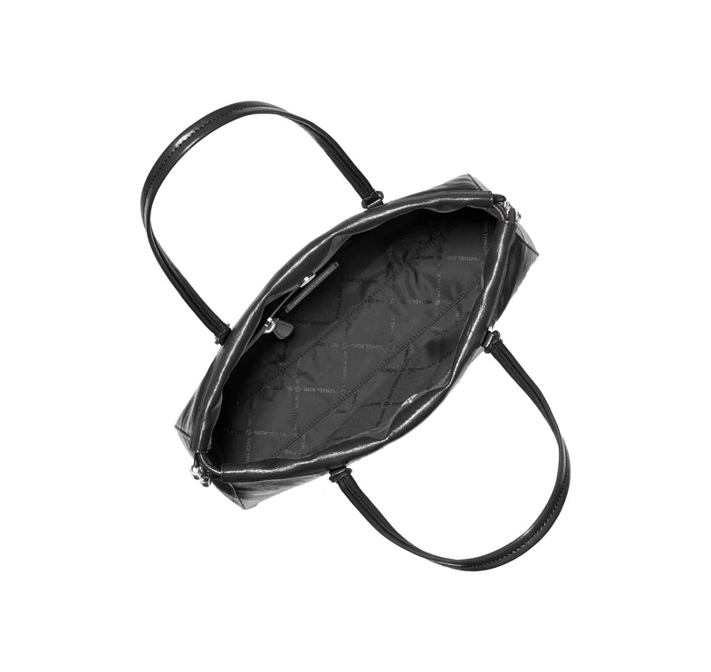 Michael Kors Women's Matilda Small Cinched Shoulder Bag Silver/Black