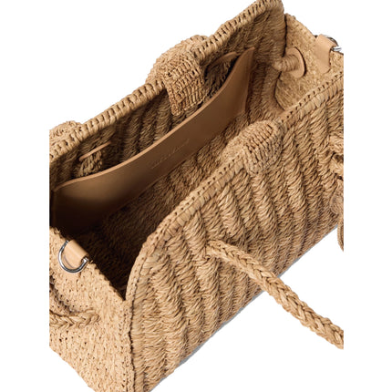 Jacquemus Women's The Small Raffia Turismo Beige