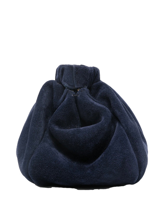 DeMellier London Women's The Miami Clutch Bag Navy Suede