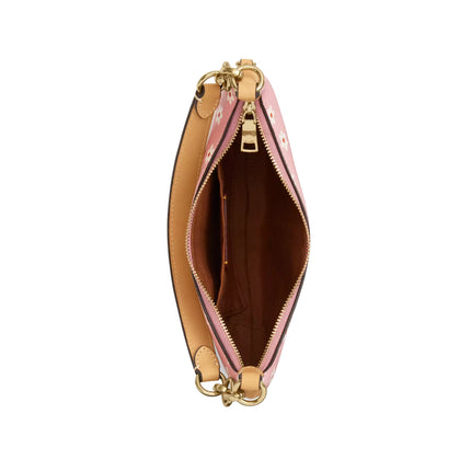Coach Women's Mini Payton Bag With Floral Print Gold/Pink Multi
