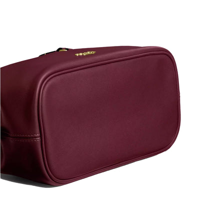 Coach Women's Elise Shoulder Bag Gold/Dark Cherry