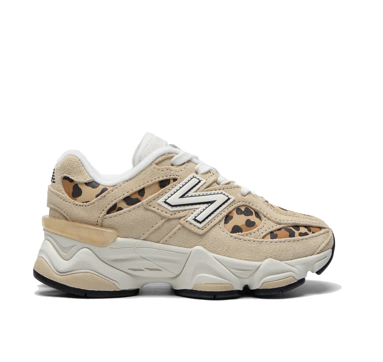New Balance Little Kid's 9060 Sandstone/Leopard P906064R