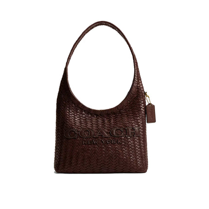 Coach Women's Brooklyn Shoulder Bag 28 Brass/Maple