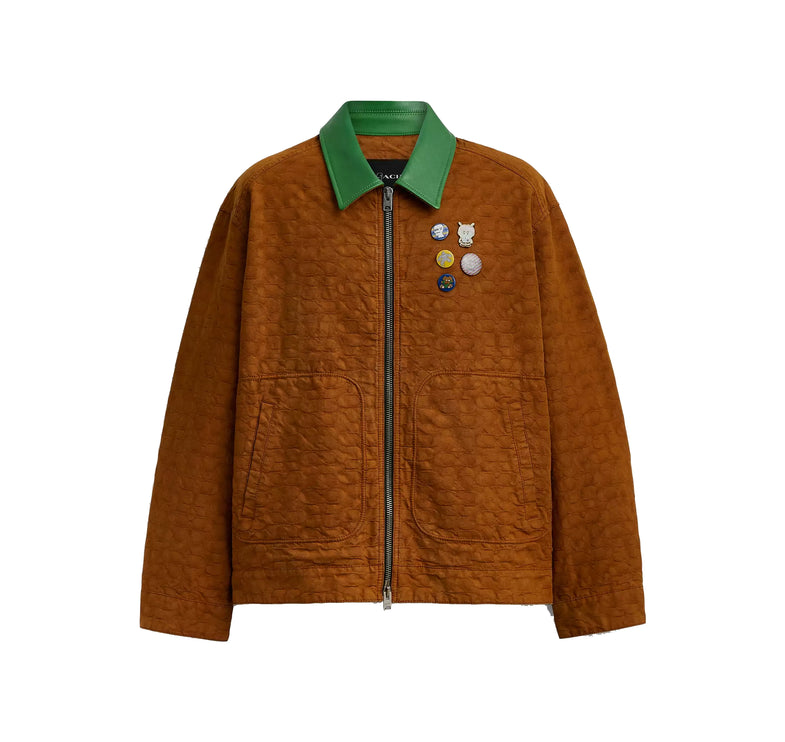 COACH Men's Coach | Brain Dead Zip Front Blouson Brown
