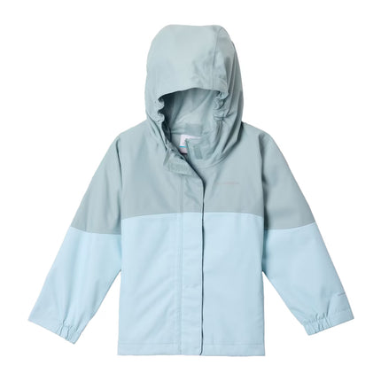 Columbia Girls' Toddler Hikebound II Rain Jacket Crushed Blue/Marine Light
