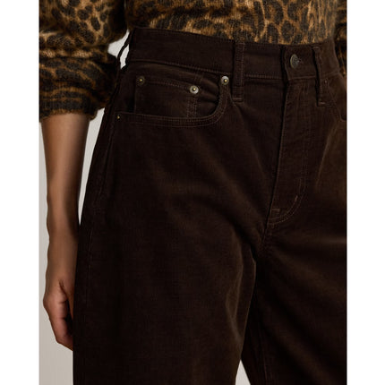 Polo Ralph Lauren Women's Corduroy High-Rise Super Wide-Leg Pant Circuit Brown