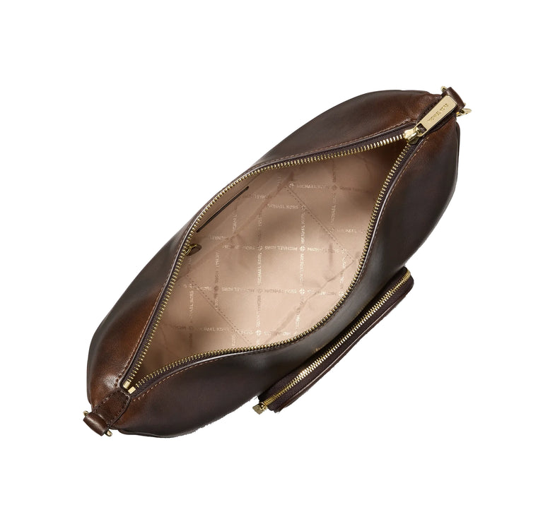 Michael Kors Women's Merritt Medium Convertible Shoulder Bag Chocolate