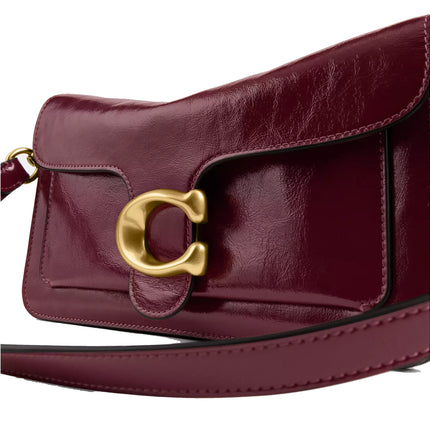Coach Women's Tabby Shoulder Bag 26 Brass/Dark Cherry