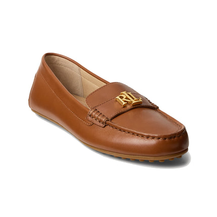 Polo Ralph Lauren Women's Barnsbury Leather Driver Lauren Tan