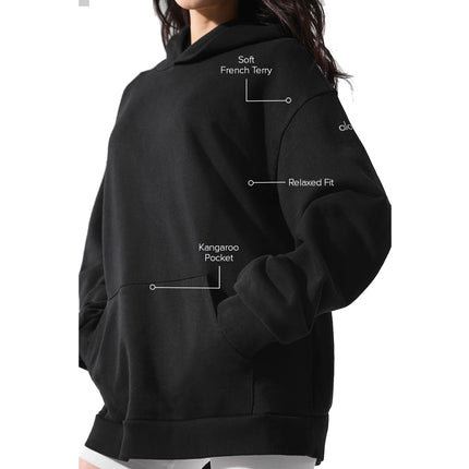 alo Women's Chill Hoodie Black