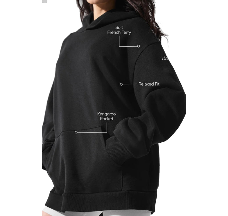 alo Women's Chill Hoodie Black